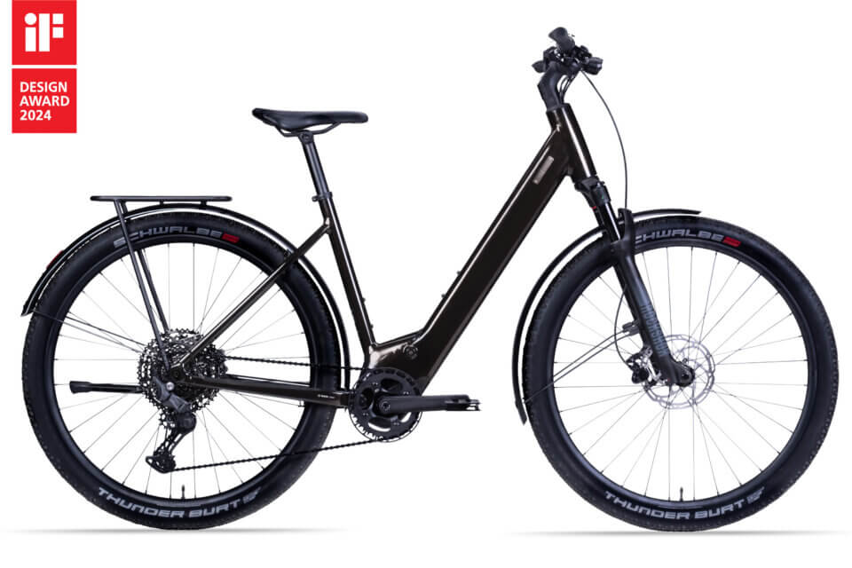 Produktbild leichtes Tiefeinsteiger E-Bike Skye Step von Coboc